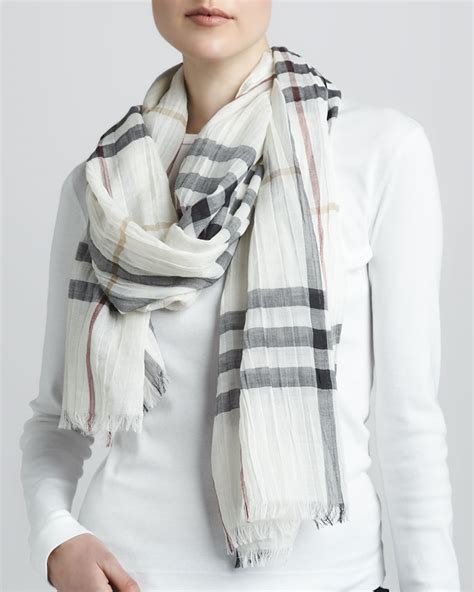 burberry gauze scarf review|Burberry scarf manufacturers.